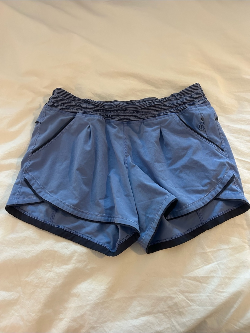 lululemon athletica Light Blue Athletic Shorts